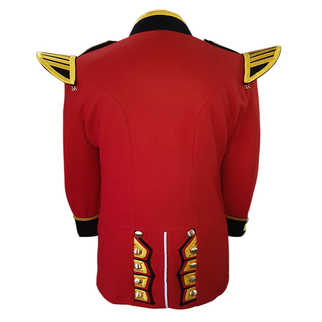 Custom Made British Grenadier Tunic - Premium Wool Blazer for Men | Formal Military Uniform & Historical Reenactment Costume