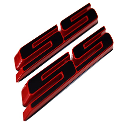 black with red trim