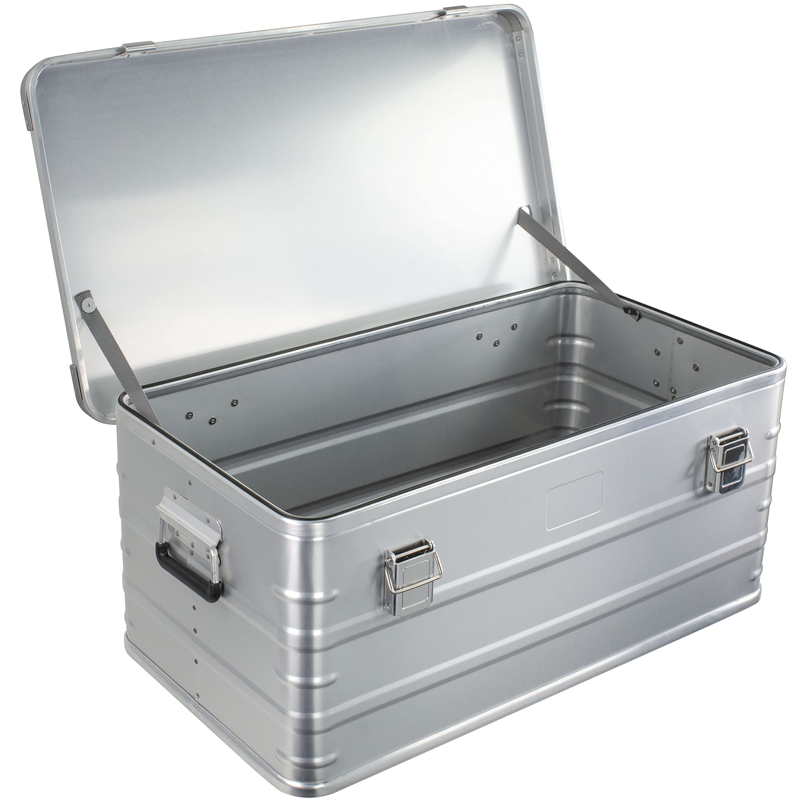 Premium Aluminum Cargo Storage Trunk & Chest - 95L Large Capacity, Heavy Duty Crossover Case for Travel, Camping Gear & Home Organization - Durable Storage Box for Outdoor Adventures & Household Use