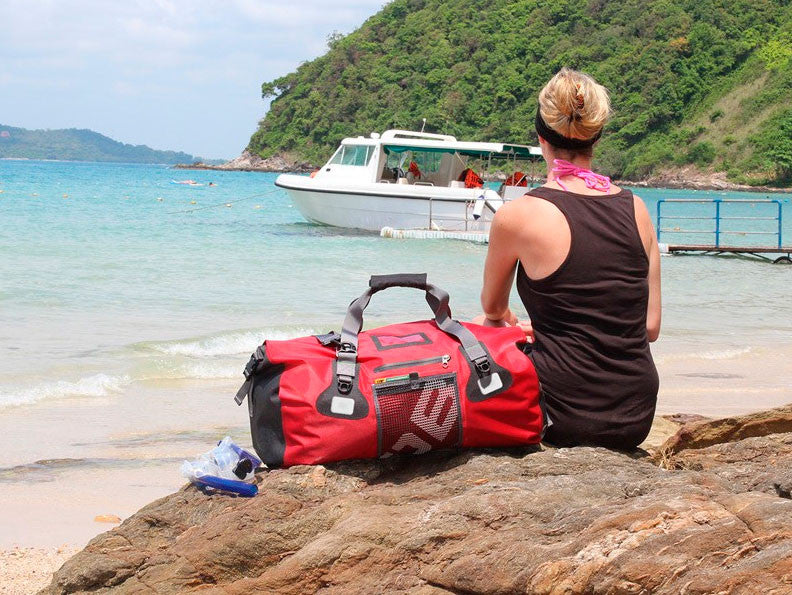 OverBoard Ultra Light Waterproof Duffel Bag 50L - Perfect for Travel, Camping, Kayaking & Outdoor Adventures