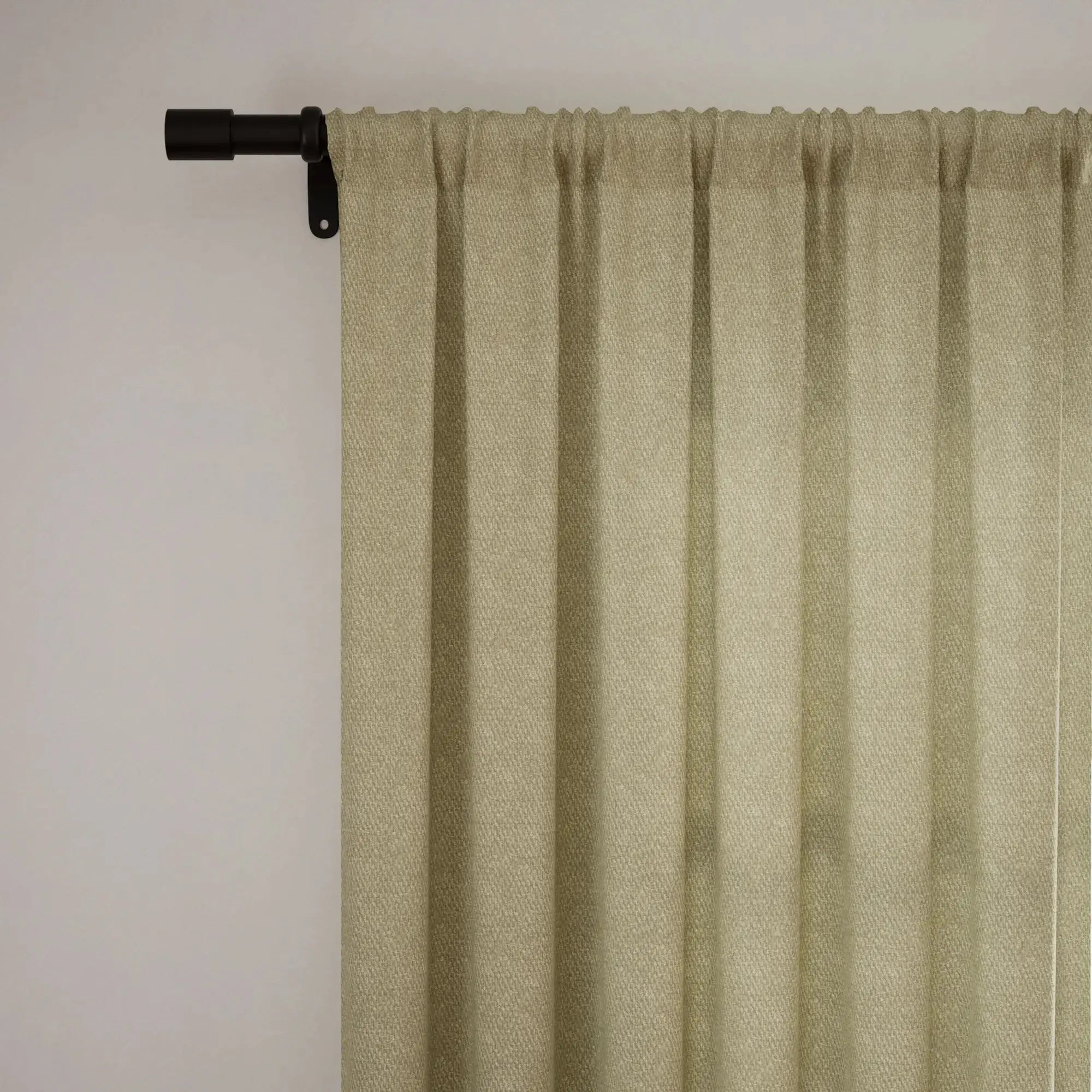 Vinny Twill Drapery Soft Top - Premium Blackout Curtains for Living Room & Bedroom - Noise Reducing & Thermal Insulated Window Treatments