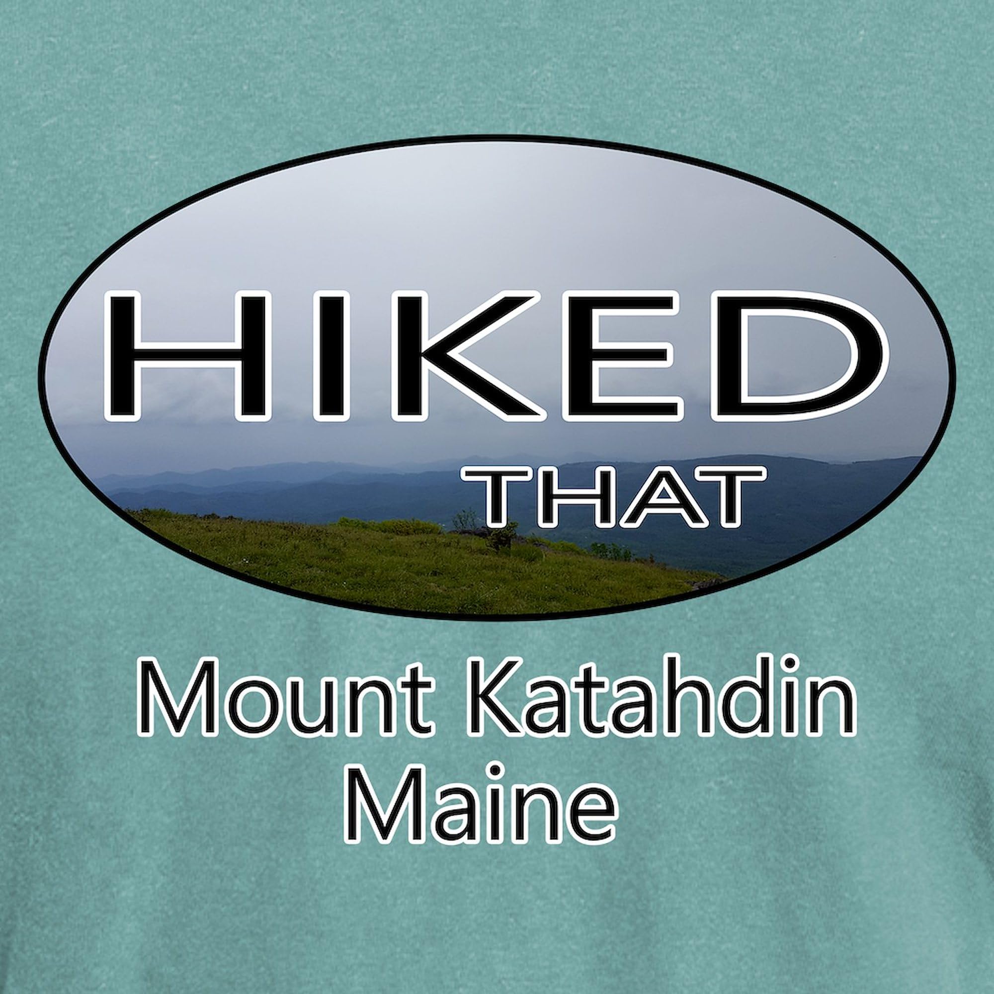 Men's Hiking Mount Katahdin T-Shirt | Comfort Colors Premium Cotton Tee | Outdoor Adventure & Casual Wear