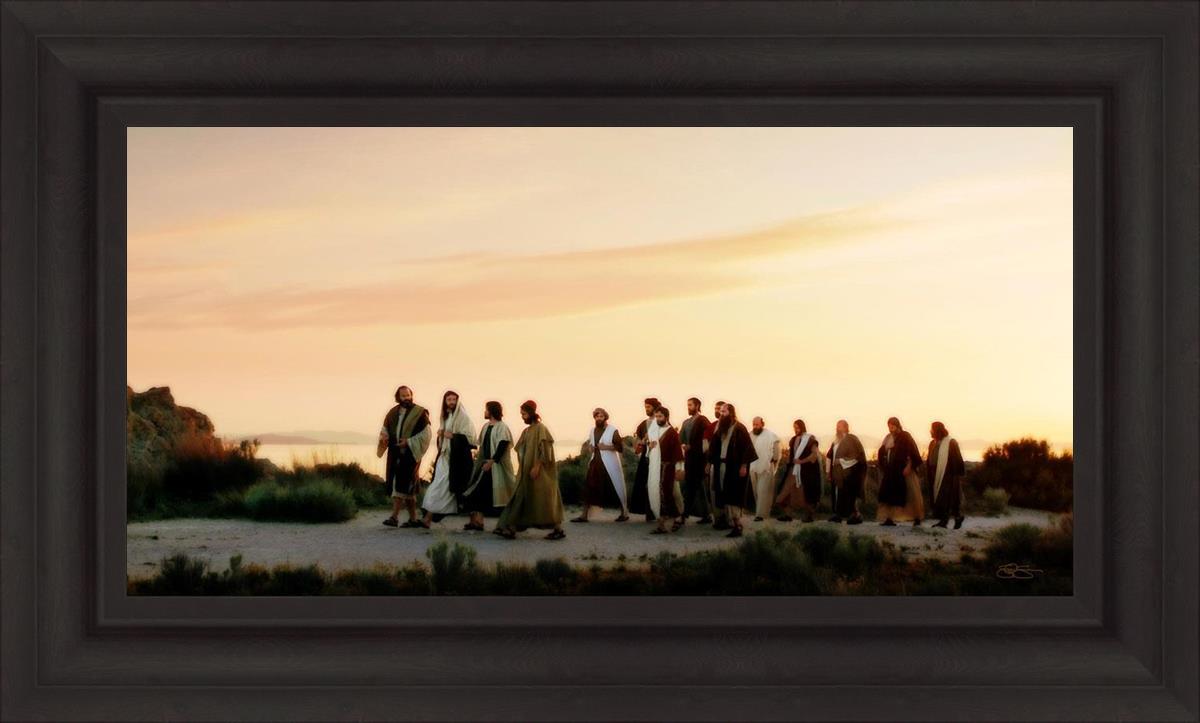 Follow Him - Christian Bible Verse Wall Art for Home & Church Decor - Perfect for Living Room, Bedroom, and Sunday School Inspirational Decorations