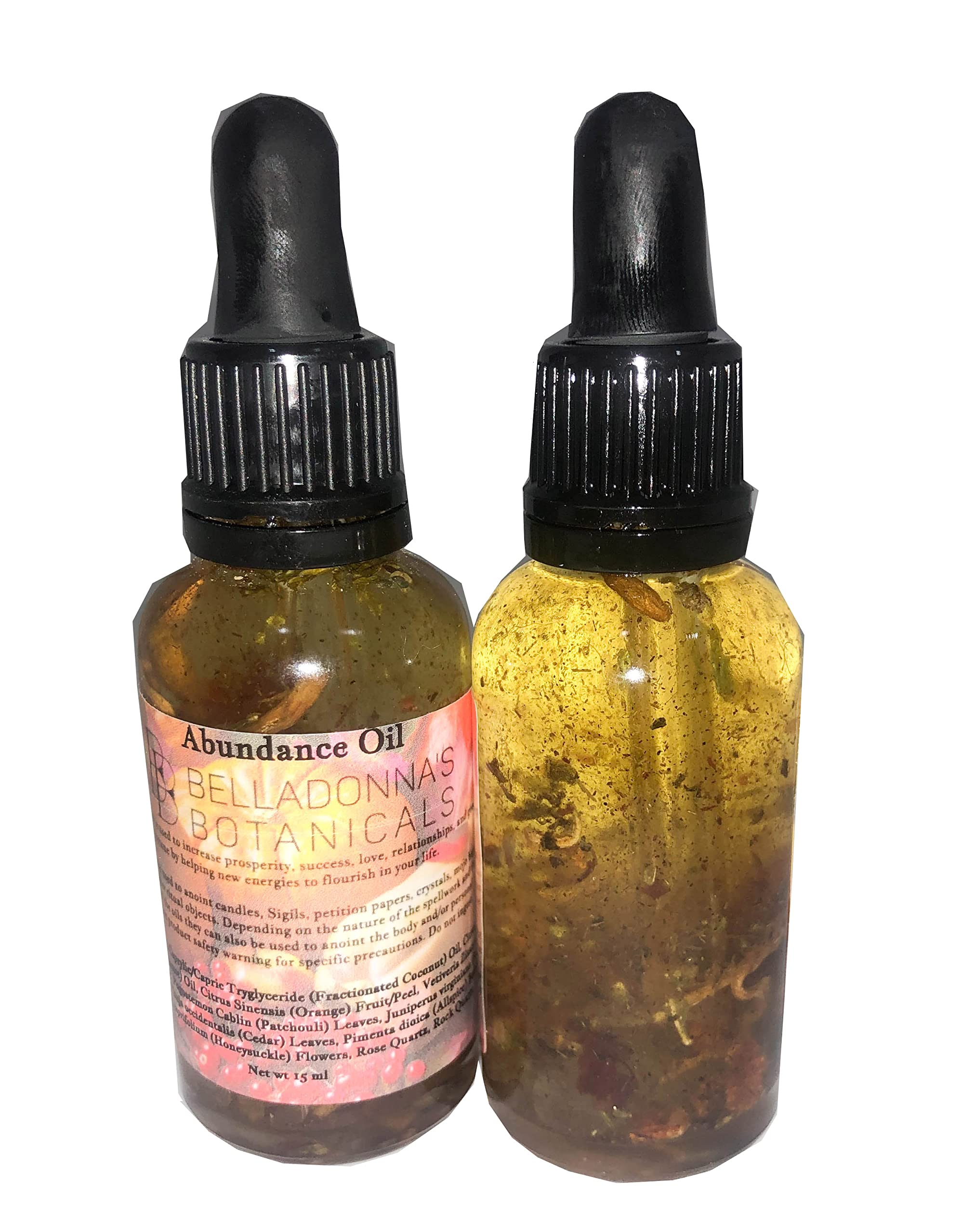 Abundance Ritual Oil - Spiritual Prosperity & Manifestation Essential Oil Blend for Meditation, Money Attraction & Positive Energy (Home, Altar & Sacred Space Use)