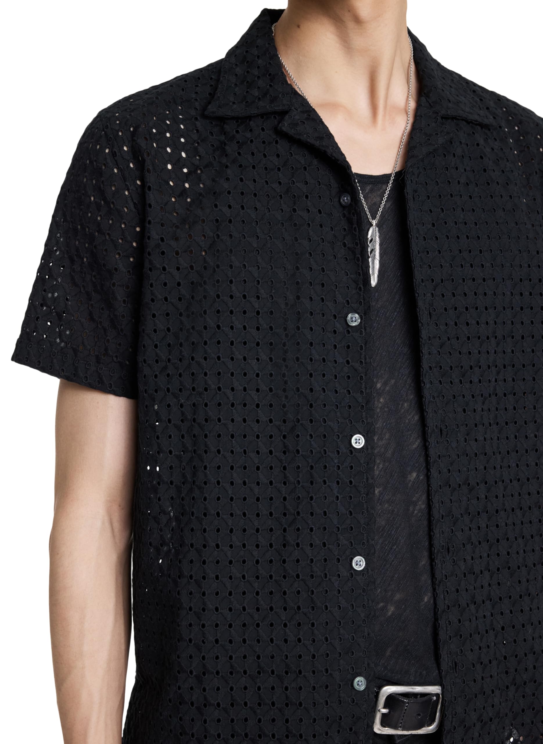 John Varvatos Men's Dan Shirt - Premium Slim Fit Casual Button Down Shirt for Work, Date Night & Business Casual Outfits