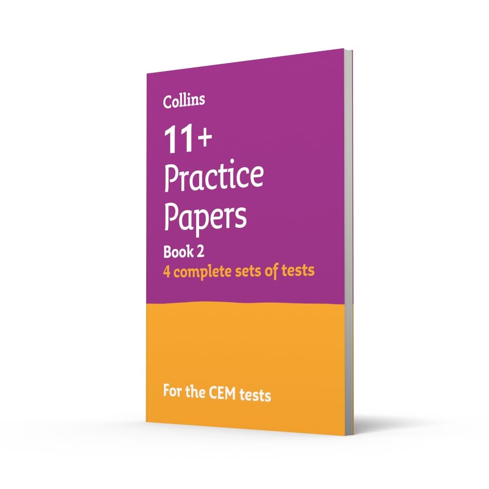 Collins 11+ Verbal Reasoning, Non-Verbal Reasoning & Maths Practice Papers Book 2 - 4 Full Test Sets for CEM 2021 Exams | 11 Plus Exam Prep for Grammar & Selective Schools | Ideal for Home Study & Tutoring Sessions