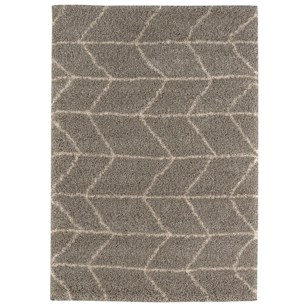 Abstract Lines Taupe Area Rug 5'3 x 7'6 - Modern Neutral Living Room Rug for Bedroom, Office & Home Decor