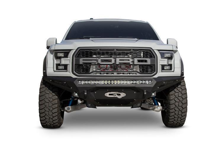 2017-2020 Ford F150 Raptor Stealth Fighter Front Bumper with Winch Mount | Heavy Duty Off-Road Replacement Bumper | Perfect for Off-Roading, Overlanding & Truck Modifications