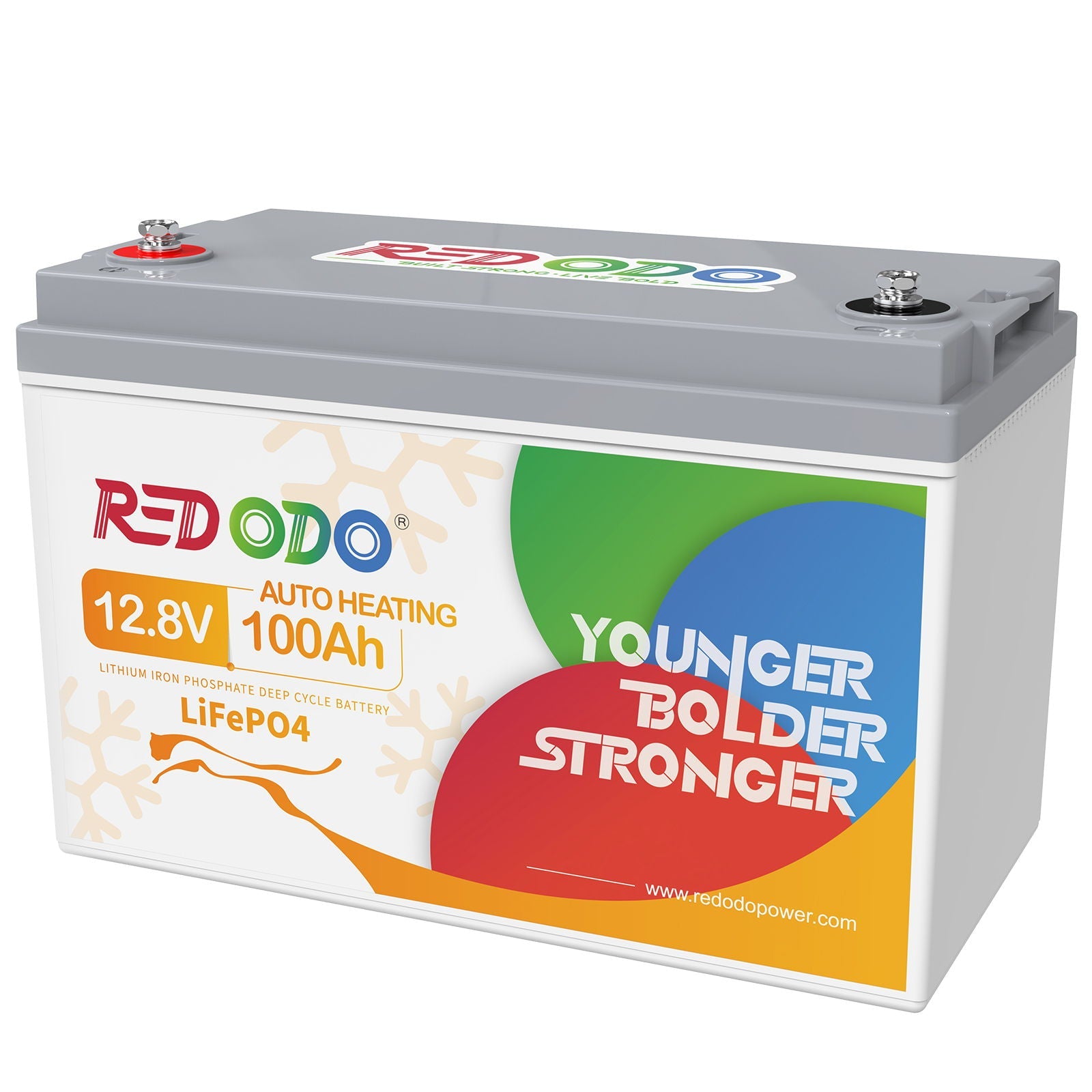 Redodo 12V 100Ah Self-Heating Lithium Battery - Like New Condition | Perfect for RVs, Solar Power Systems & Marine Applications