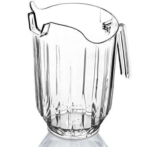 2-Pack Crystal Clear Plastic Pitcher Beverage Dispenser with Pour Spout - Shatterproof 7-Cup Capacity for Cold Drinks, Water, Lemonade, Beer & Sangria - Perfect for Catering, Restaurants, Parties & Outdoor Events