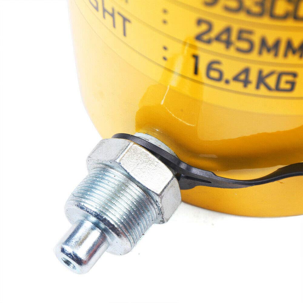 50Ton Hydraulic Cylinder - 6 Inch Single Acting Hydraulic Ram Jack with 150mm Stroke & 953cc Solid Ram for Heavy Duty Lifting, Construction, and Industrial Applications