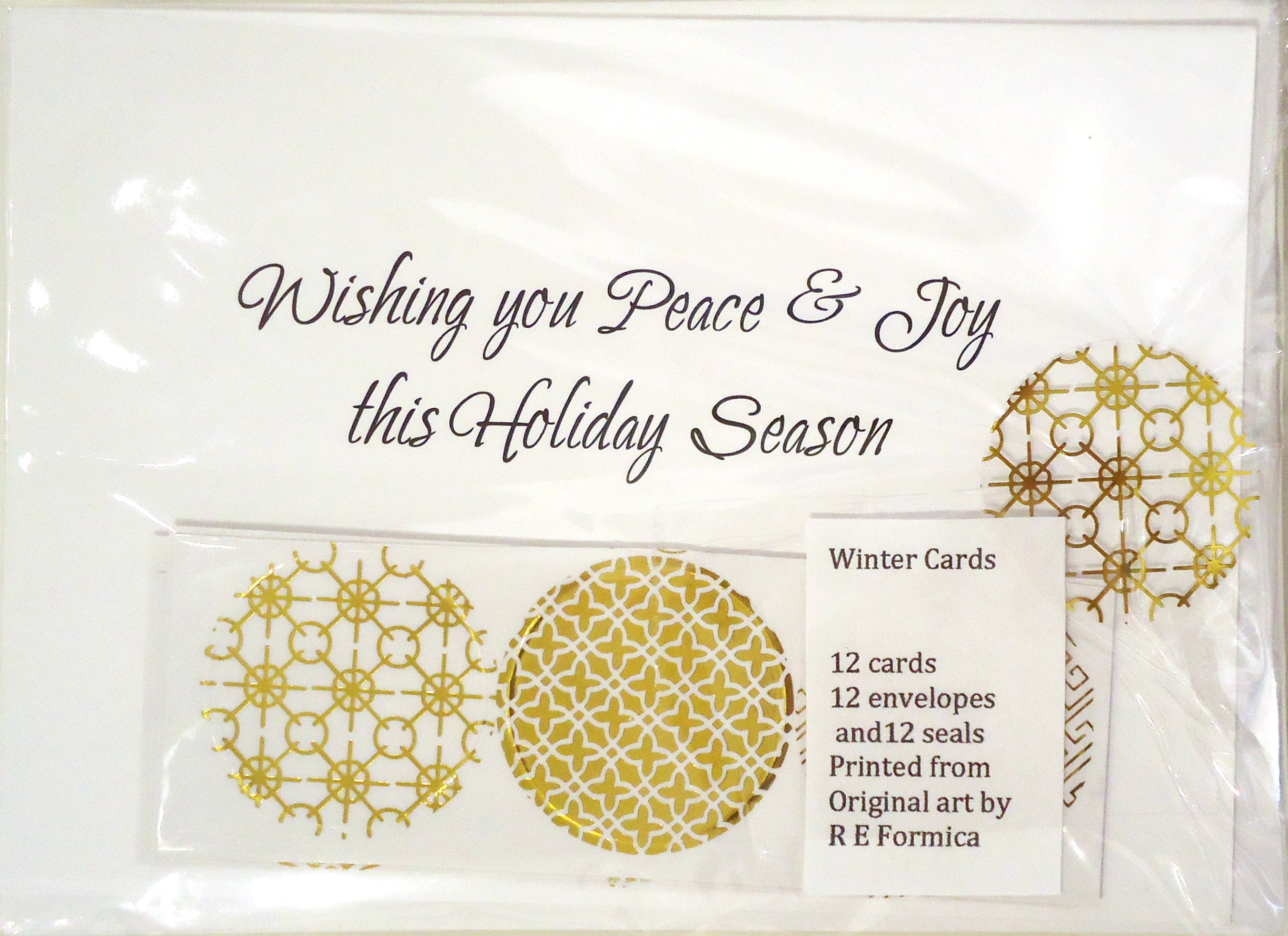 Ruth Formica Winter Notecard Set - Night Sky Design | Holiday Greeting Cards & Thank You Notes | Perfect for Christmas Gifts, Winter Correspondence & Seasonal Wishes