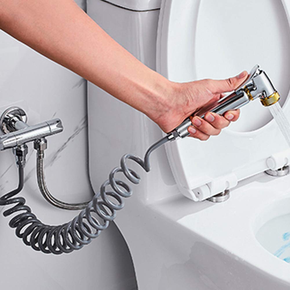 Flexible ABS Telescopic Bidet Sprayer Hose - 78.7 Inch G1/2