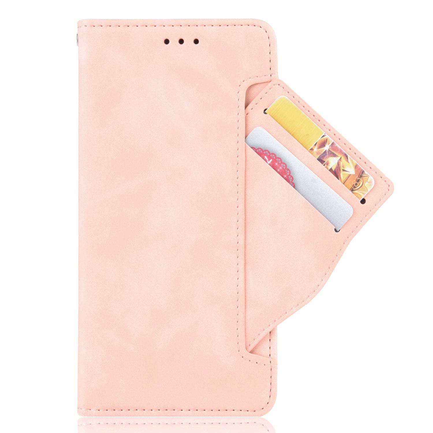 Premium Vegan Leather S Pen Slot Case for Samsung Galaxy Z Fold 5 - Slim Protective Cover with Stylus Holder for Business & Travel Use