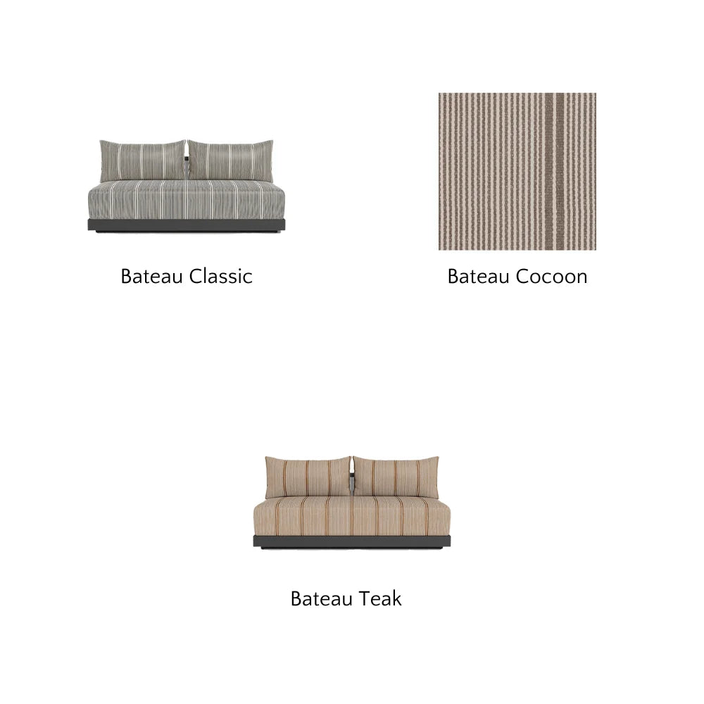 Antigua Outdoor 2-Seat Armless Patio Sofa - Perfect for Poolside, Garden, and Backyard Relaxation