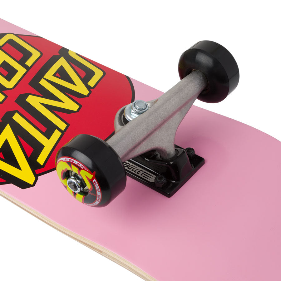 Santa Cruz Classic Dot Micro Complete 7.50 Skateboard - Professional 7.5 Inch Deck for Street & Park Skating - Perfect for Beginners & Advanced Riders - Use for Commuting, Tricks & Skatepark Sessions