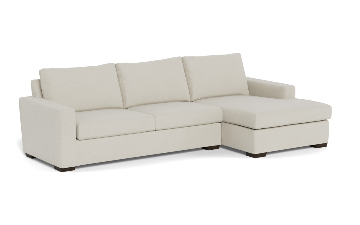 Modern Right Chaise Sectional Sofa - Comfortable L-Shaped Couch for Living Room, Home Theater, and Lounge Areas