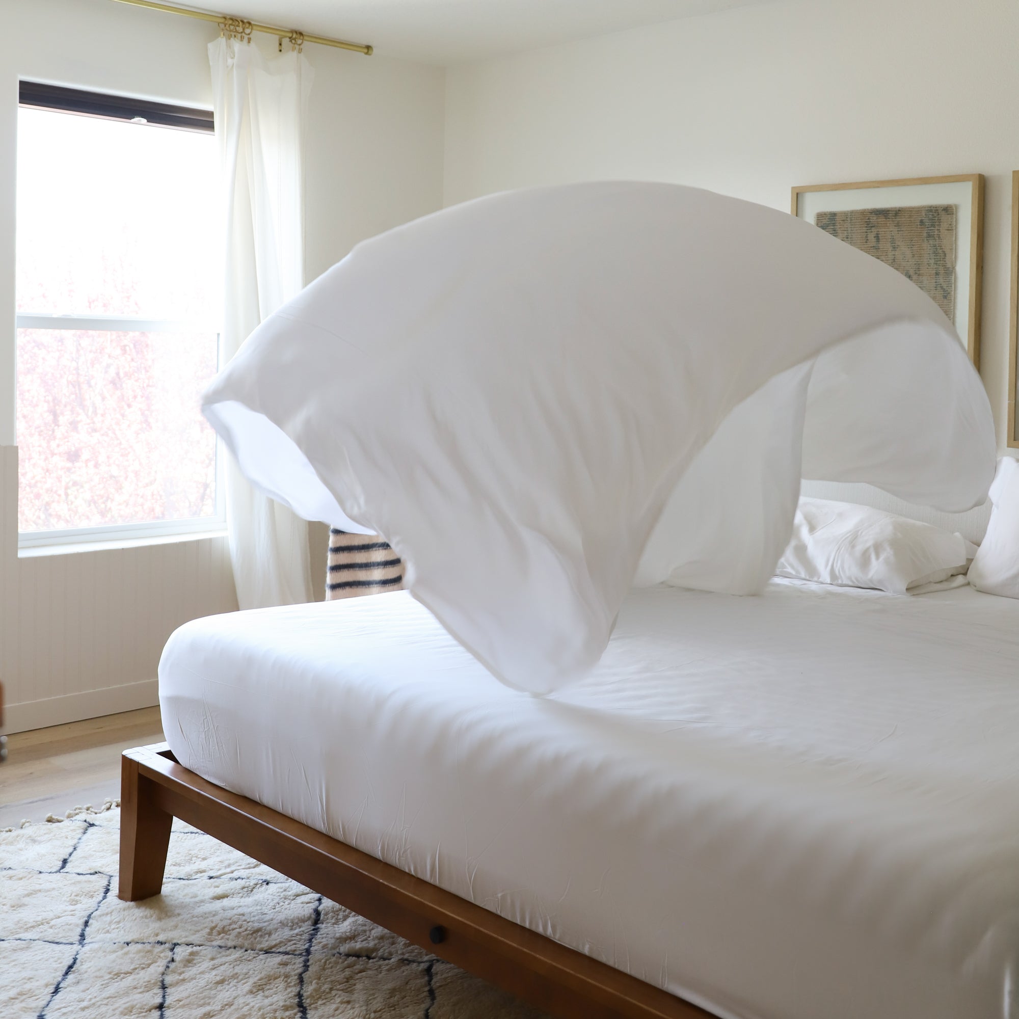 Premium Bamboo Bedding Set - Ultra Soft & Breathable Sheets, Pillowcases & Duvet Cover - Eco-Friendly & Hypoallergenic for a Cool & Comfortable Sleep - Perfect for Hot Sleepers & Allergy Sufferers