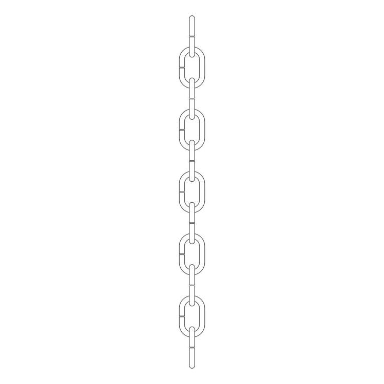 36 Extra Heavy Gauge Steel Chain - High Strength Industrial Grade for Towing, Securing, and Construction Use