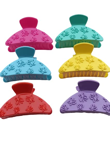 LIVECOOL Large Hair Claw Clips for Women - Non-Slip Strong Grip Hair Clips for Thin to Medium Thick Hair - Fashion Hair Styling Accessories for Girls & Women - Perfect for Work, Gym, and Everyday Use