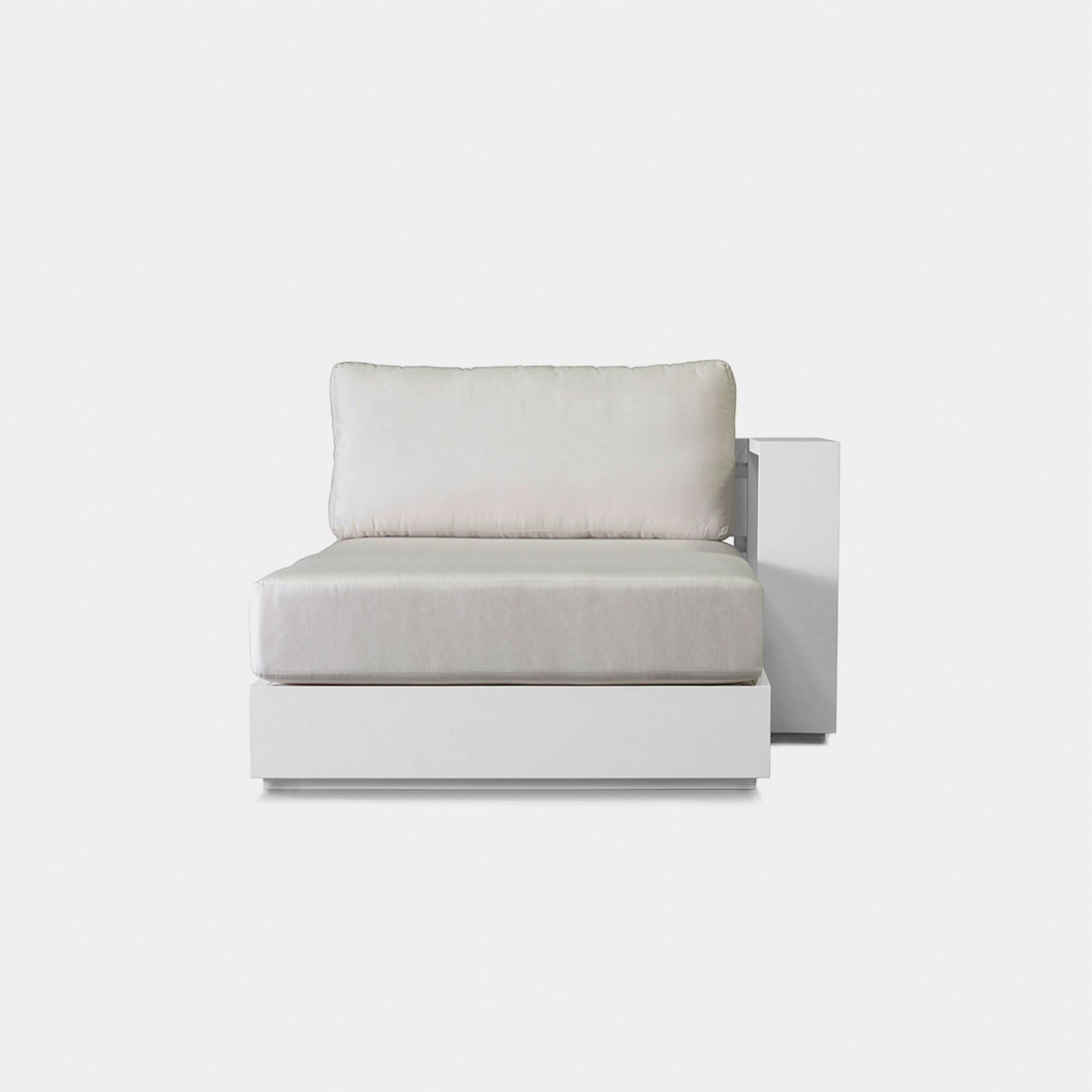 Hayman Aluminum Chaise Lounge Chair - Right Facing Patio Furniture for Poolside, Beach, and Outdoor Relaxation