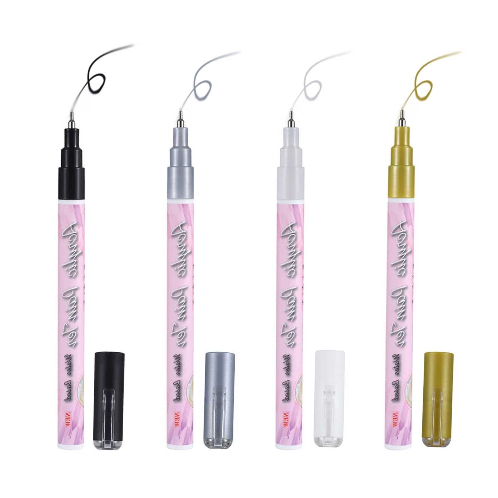 **Nail Art Pens - Professional DIY Floral & Abstract Line Detail Markers for Nail Painting (8ml, Multicolor) - Perfect for Home, Salon & Party Use**