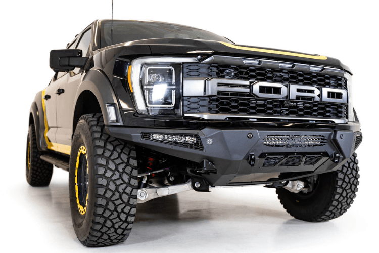 Honeybadger Front Bumper for Ford F150 Raptor 2021-2024 | Non-Winch Mount | Off-Road Upgrade | Heavy-Duty Protection for Adventure & Truck Enthusiasts