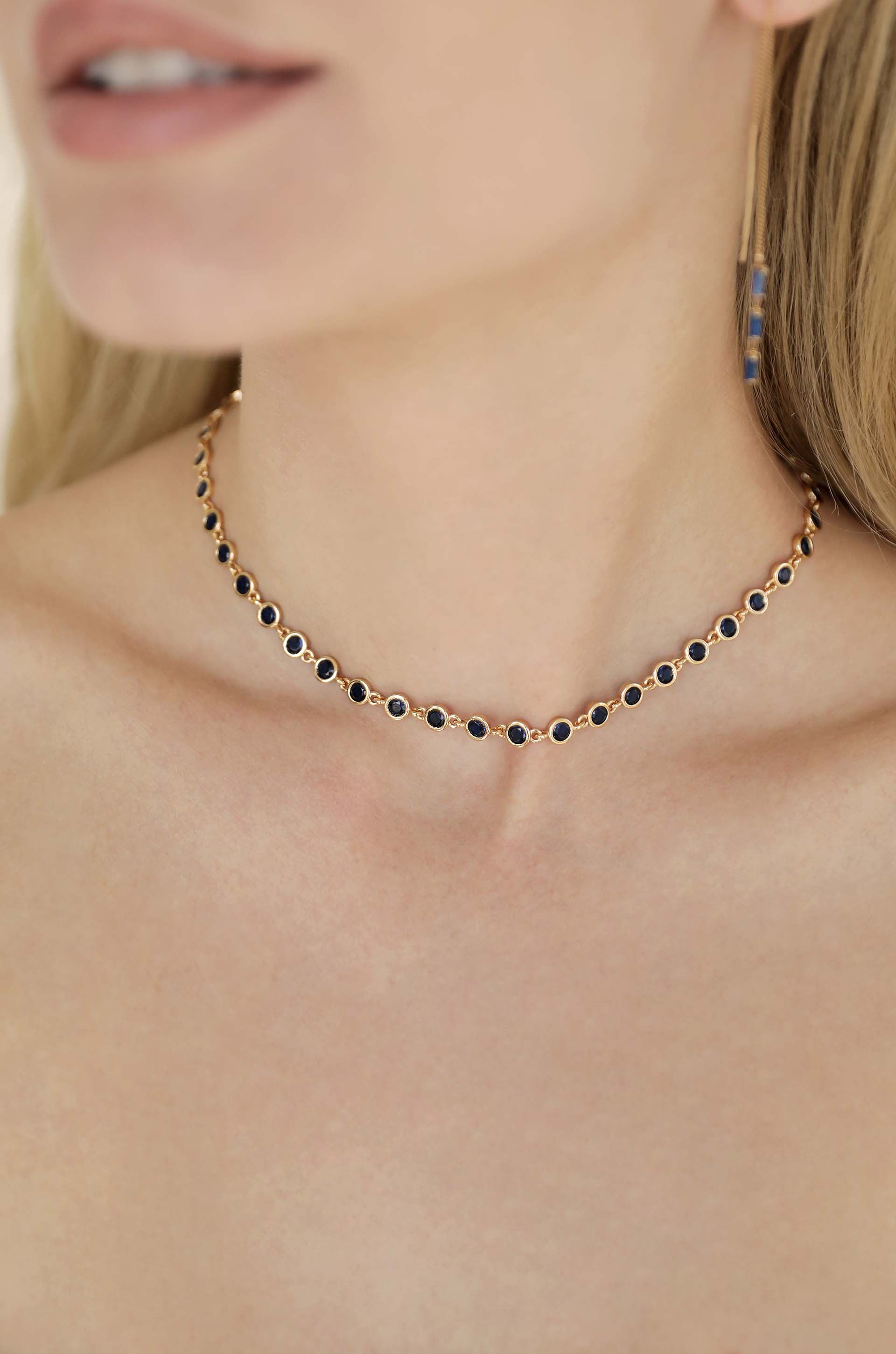 Elegant Crystal Disc & Link Necklace for Women | Trendy Layered Chain Jewelry for Daily Wear & Special Occasions