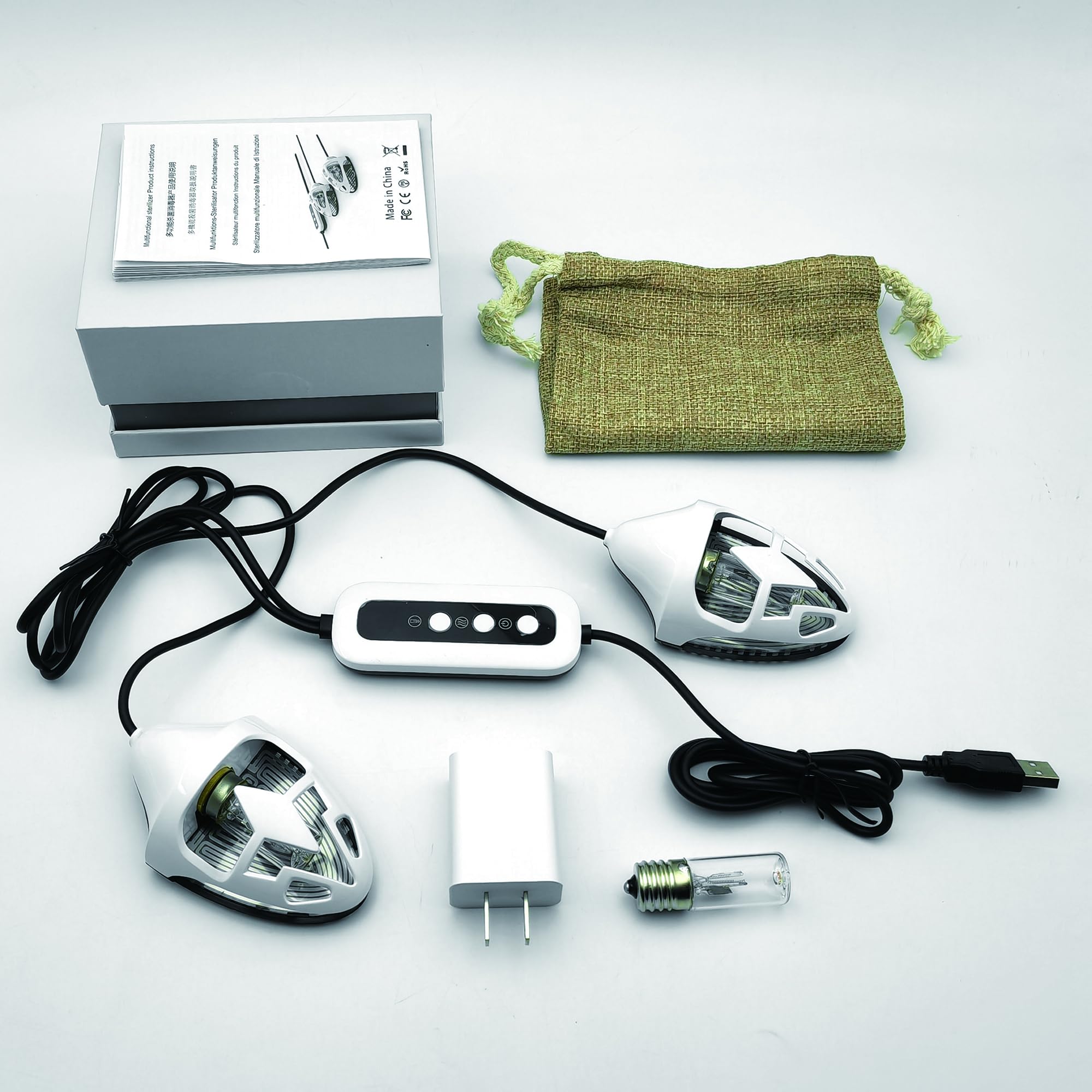 7117 Shoe Dryer and Deodorizer - Electric Boot Dryer with Smart Timer, Eliminates Shoe Odor & Moisture - Perfect for Sneakers, Work Boots, Hiking Shoes - Ideal for Gym, Sports, Outdoor Activities (1 Pair, Model 7117-XD-6)