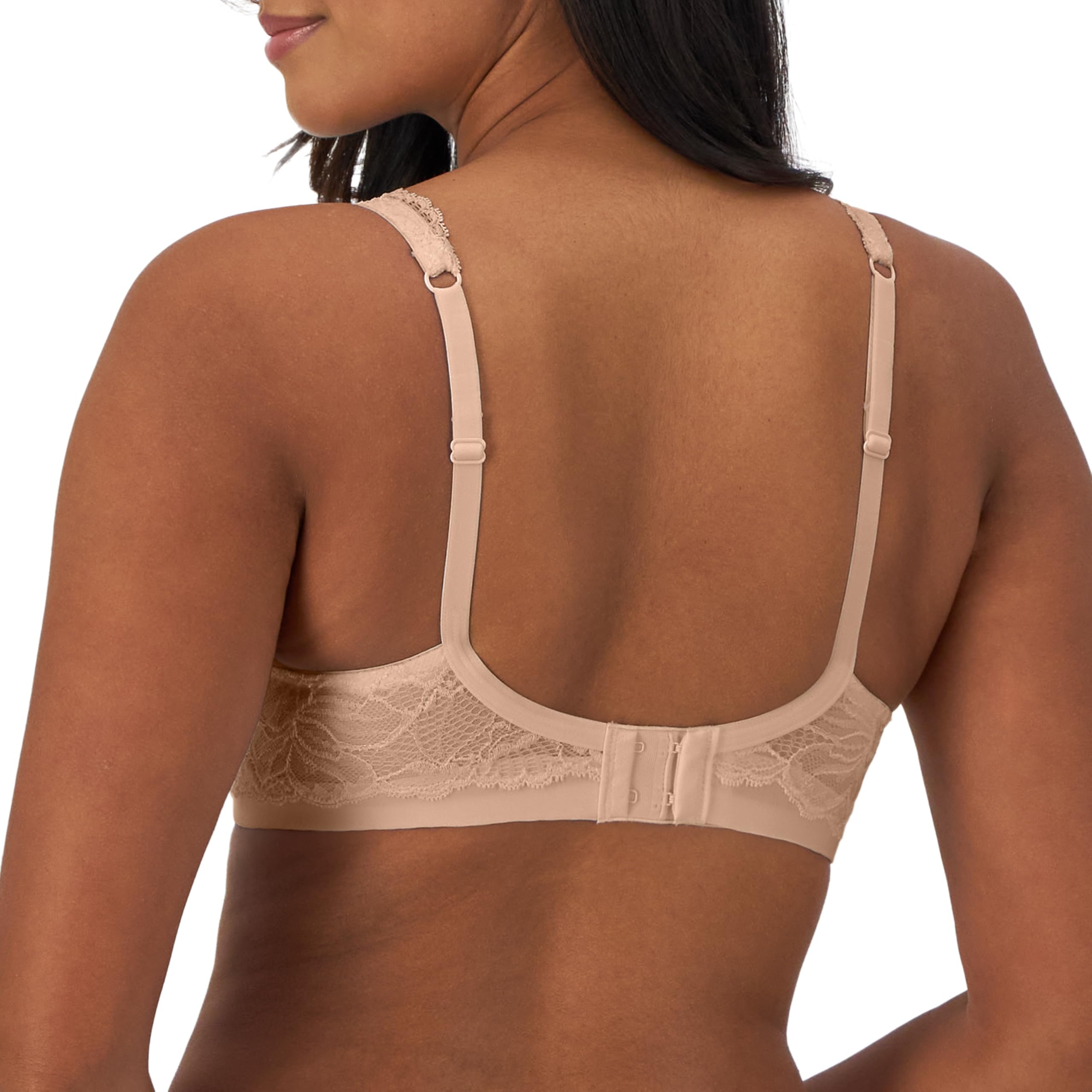 Bali Women's Lace Desire Underwire Bra - Full Coverage Support Bra with Comfortable Underwire Cups for Everyday Wear & Special Occasions