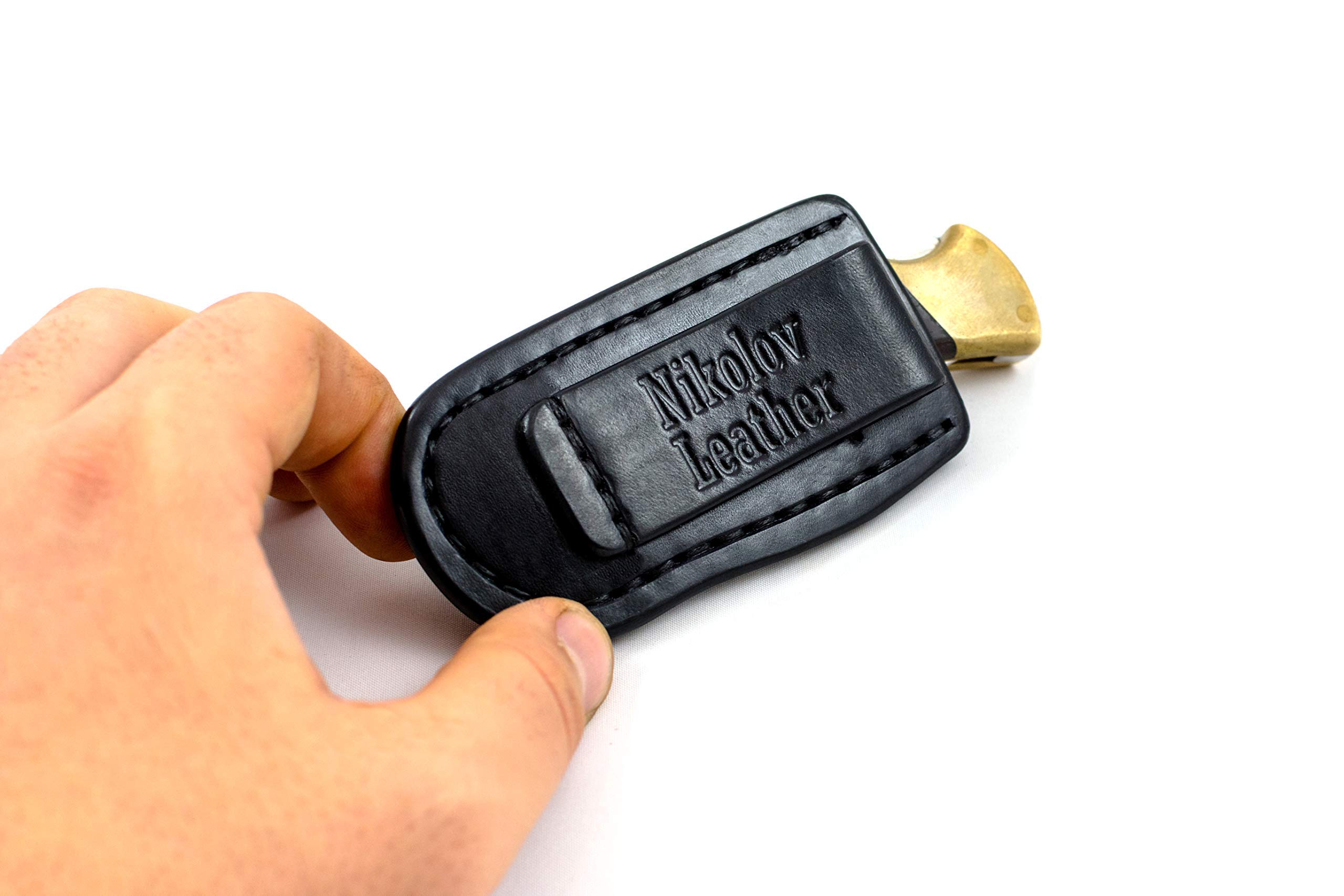 Custom Leather Sheath for Buck 112 Ranger Knife - Vertical Carry Belt Loop Pouch | EDC Pocket Knife Case | Perfect for Hunting, Camping & Outdoor Adventures