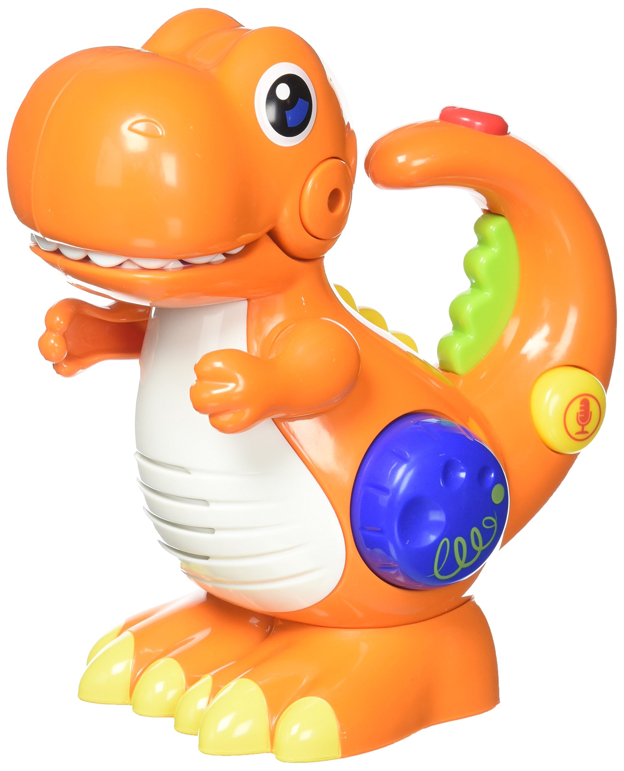 Winfun Recording & Voice Changing Dinosaur Toy - Interactive Kids Electronic Toy with Fun Sound Effects - Perfect for Pretend Play, Birthday Gifts & Learning Fun