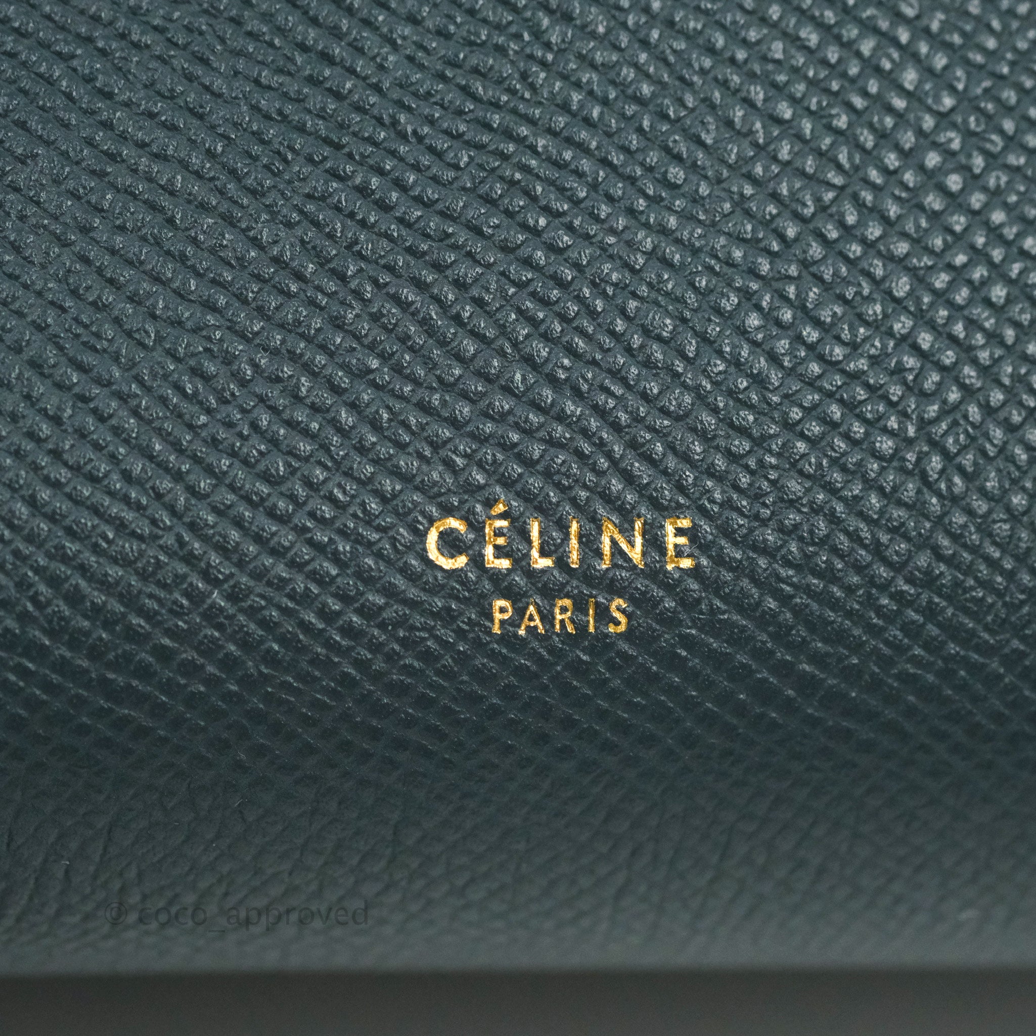 Celine Nano Belt Bag in Amazone Grained Calfskin with Gold Hardware - Luxury Crossbody Bag for Women, Perfect for Work, Travel & Everyday Use