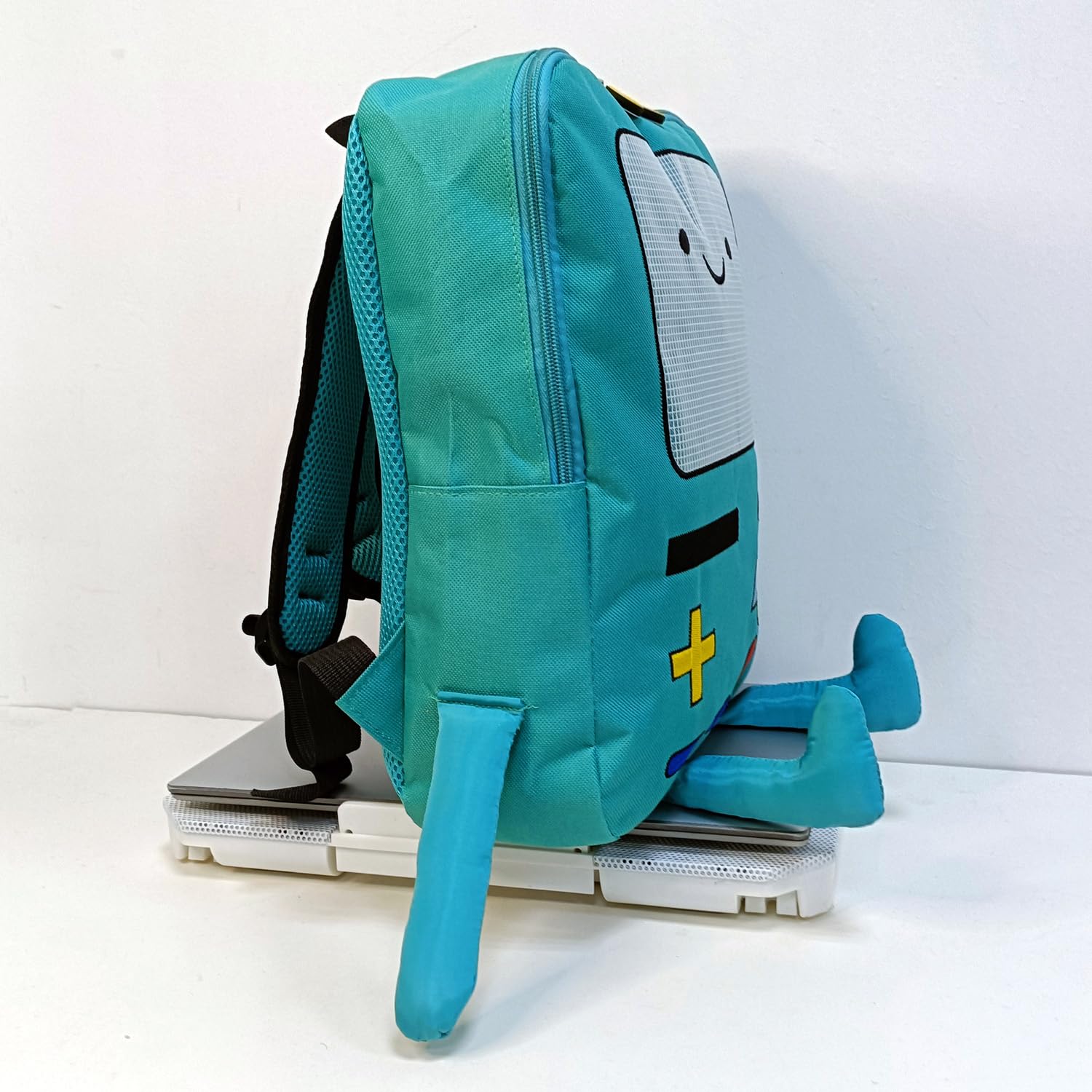 **Adorable Cartoon Backpack for Travel & School - Lightweight Green Anime Bag Inspired by Finn & Jake Adventure | Breathable, Portable & Stylish for Daily Use, Cosplay & Outdoor Trips**