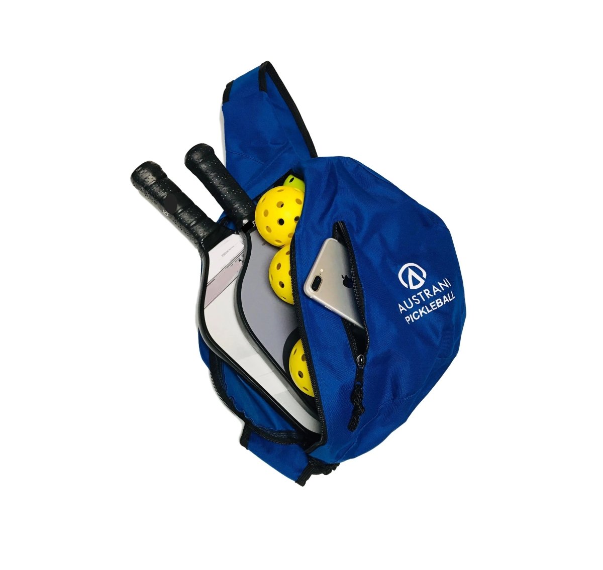Austrani Deluxe Pickleball Sling Bag - Lightweight & Water-Resistant Sports Shoulder Bag for Pickleball, Tennis & Badminton Gear | Perfect for Court, Gym & Travel