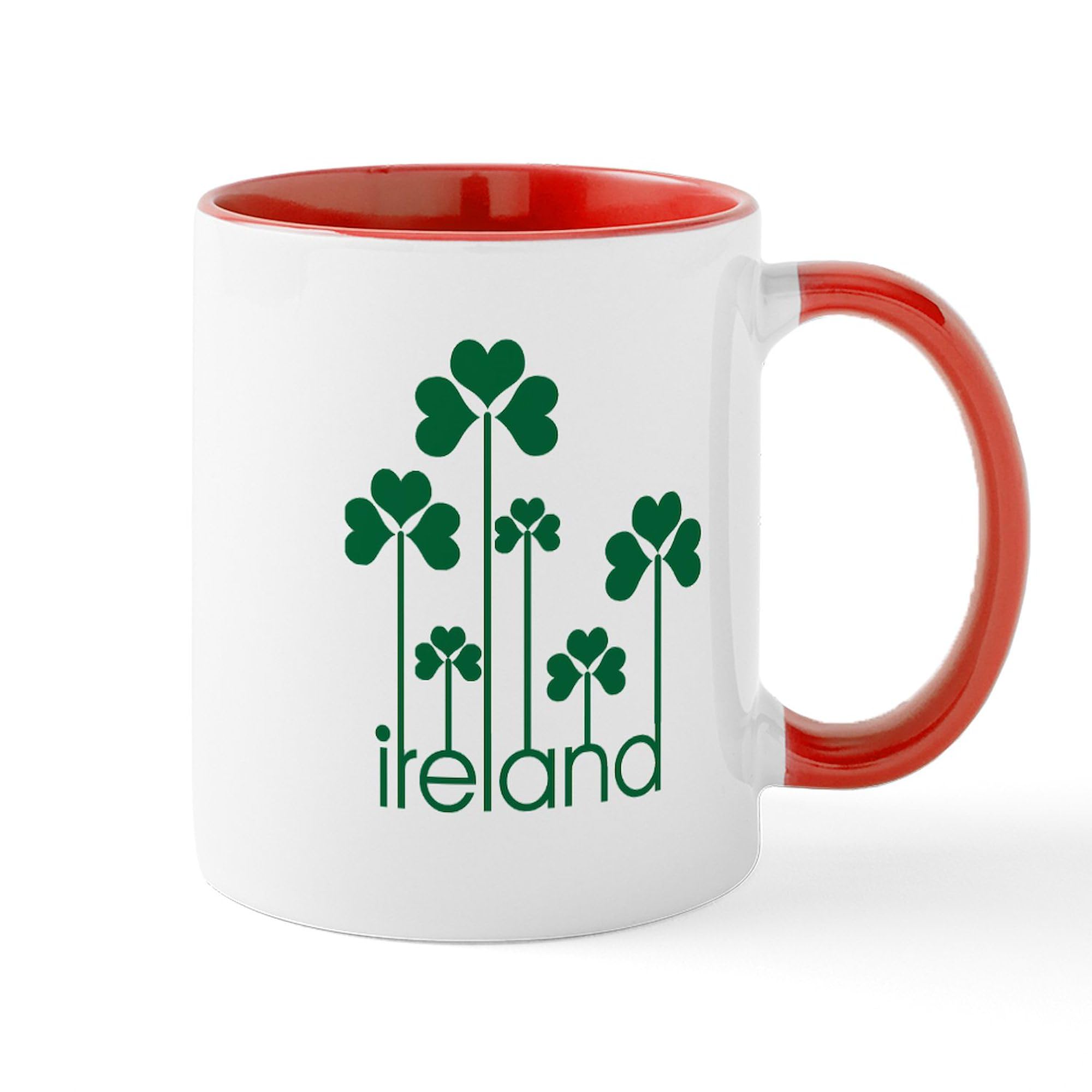 Premium 11 oz (325 ml) Ceramic Coffee Mug - Ireland Themed Design for Tea & Hot Drinks | Perfect for Home, Office & Gifts