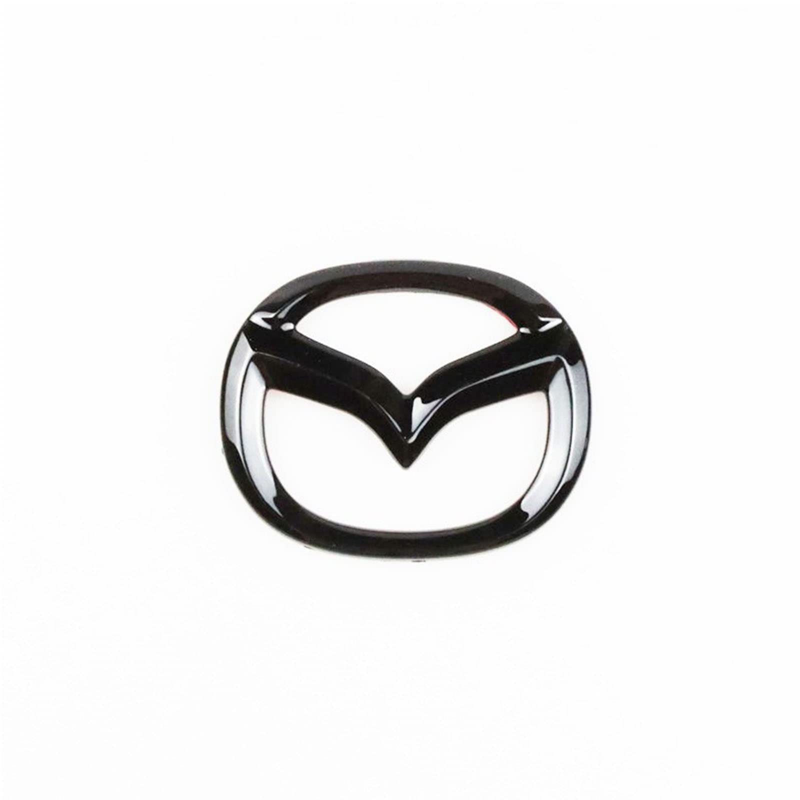 Premium Mazda Steering Wheel Cover Sticker & Emblem Logo Frame Trim - Compatible with Mazda 3, 6, CX-3, CX-5, CX-9 - Black - Enhance Your Car Interior & Protect Steering Wheel from Wear