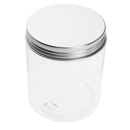 5 Pack Empty Cosmetic Lip Balm Jars with Aluminum Lids - 250ml (68x85mm) for DIY Lip Balm, Cream & Salve Making - Perfect for Home Crafting, Small Business & Travel Size Products