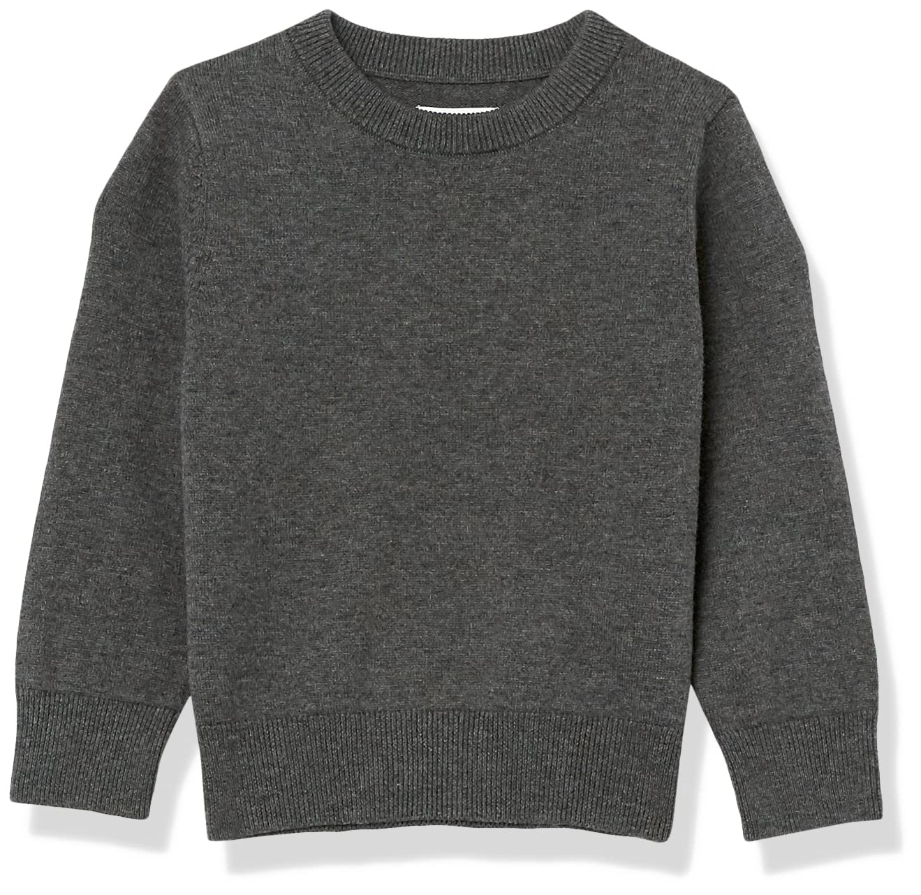Amazon Essentials Boys & Toddlers Cotton Crewneck Sweater - Soft Uniform Pullover for School, Playdates & Family Photos | Comfortable Kids Casual Wear