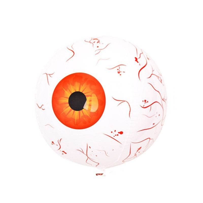 Glow in The Dark Eyeball Balloon - Inflatable Halloween Party Decorations for Spooky Decor, Haunted House, and Themed Events