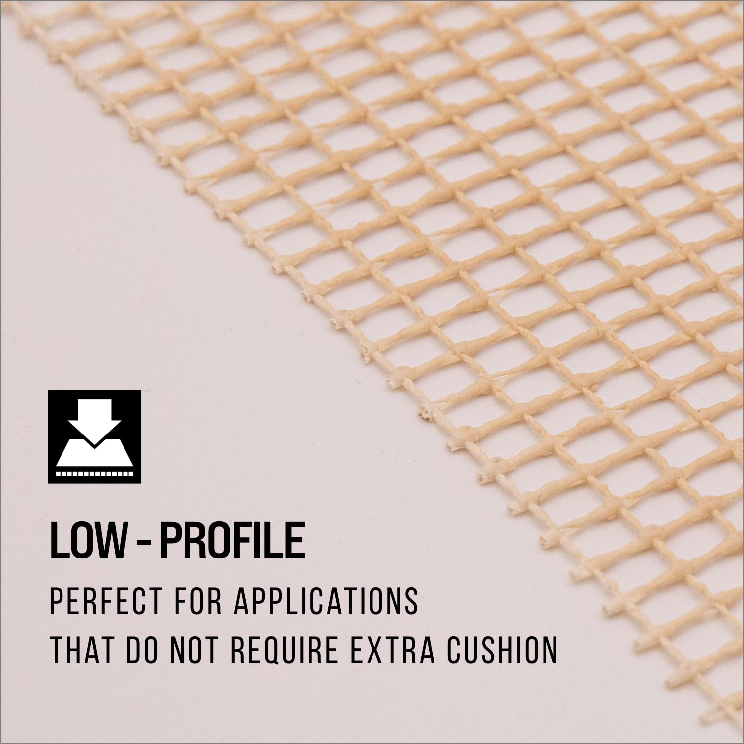 Grip-It Ultra Stop Natural Low-Profile Non-Slip Rug Pad for Area Rugs & Runner Rugs - 12' x 18' Rug Gripper for Hardwood Floors - Perfect for Living Room, Bedroom & High Traffic Areas