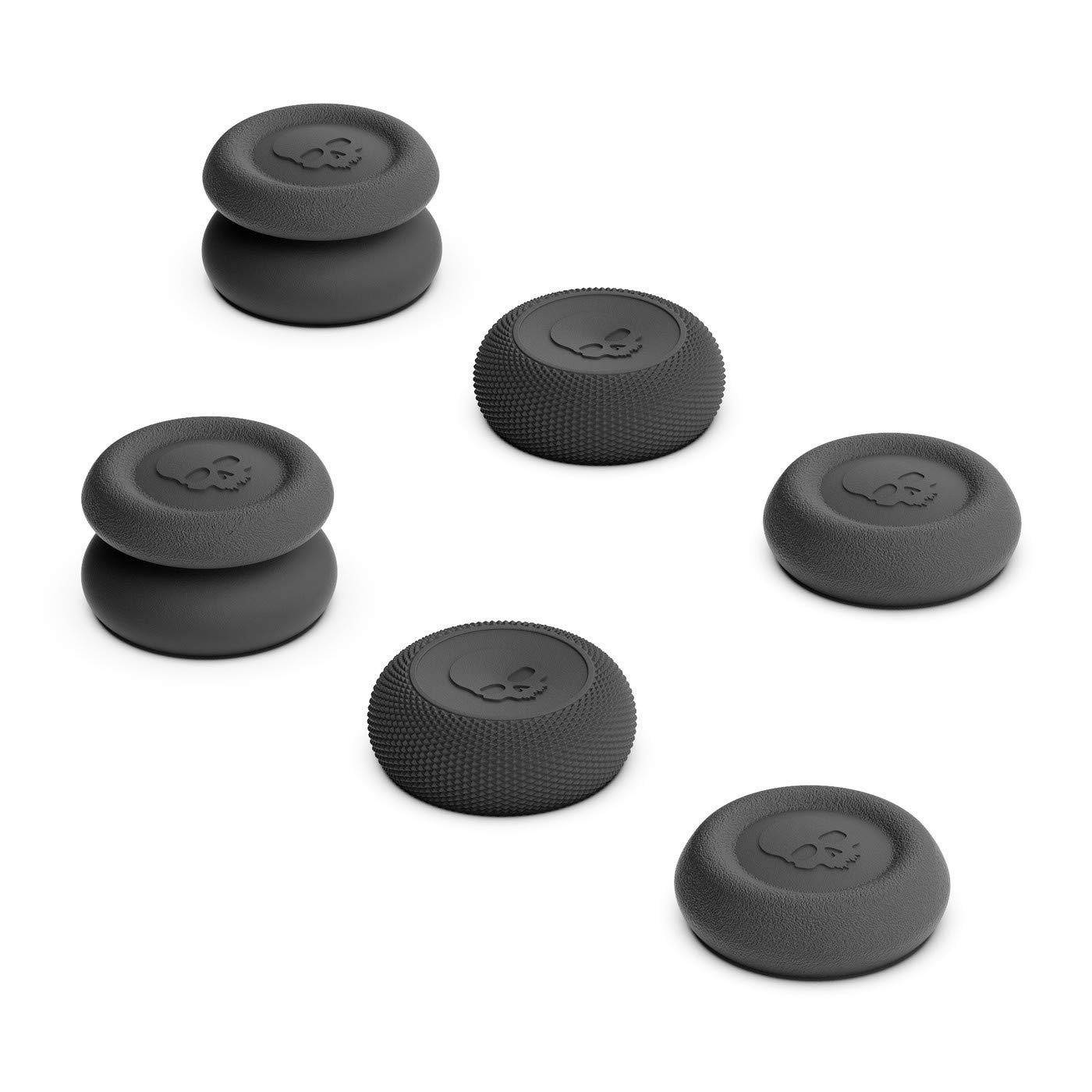 Skull & Co. Thumb Grip Set for Nintendo Switch Pro & PS5/PS4 Controllers - 3 Pairs (6pcs) - CQC & FPS Gaming Grips - Enhanced Grip for Precise Control - Perfect for Competitive Gaming & Long Play Sessions
