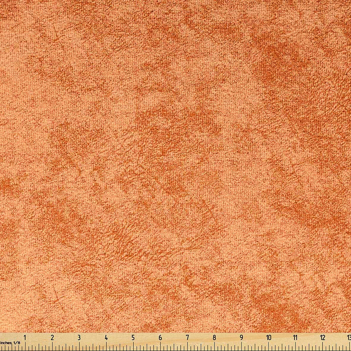 Ambesonne Faux Suede Fabric by The Yard - Digitally Printed Distressed Texture, Durable & Washable Upholstery Material for DIY Projects, Home Decor, Indoor/Outdoor Use - 2 Yards, Earth Yellow - Perfect for Sofa Covers, Pillows, Curtains & Crafting