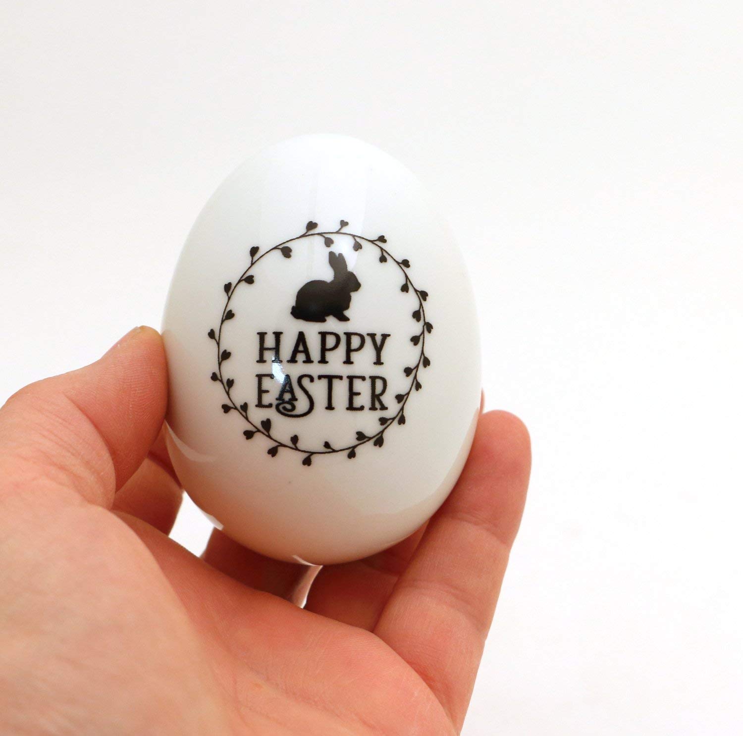 Hand-Painted Porcelain Easter Egg - Ceramic Decorative Collectible by Lorrie Veasey - Perfect for Easter Decorations, Gift Giving & Holiday Table Centerpieces