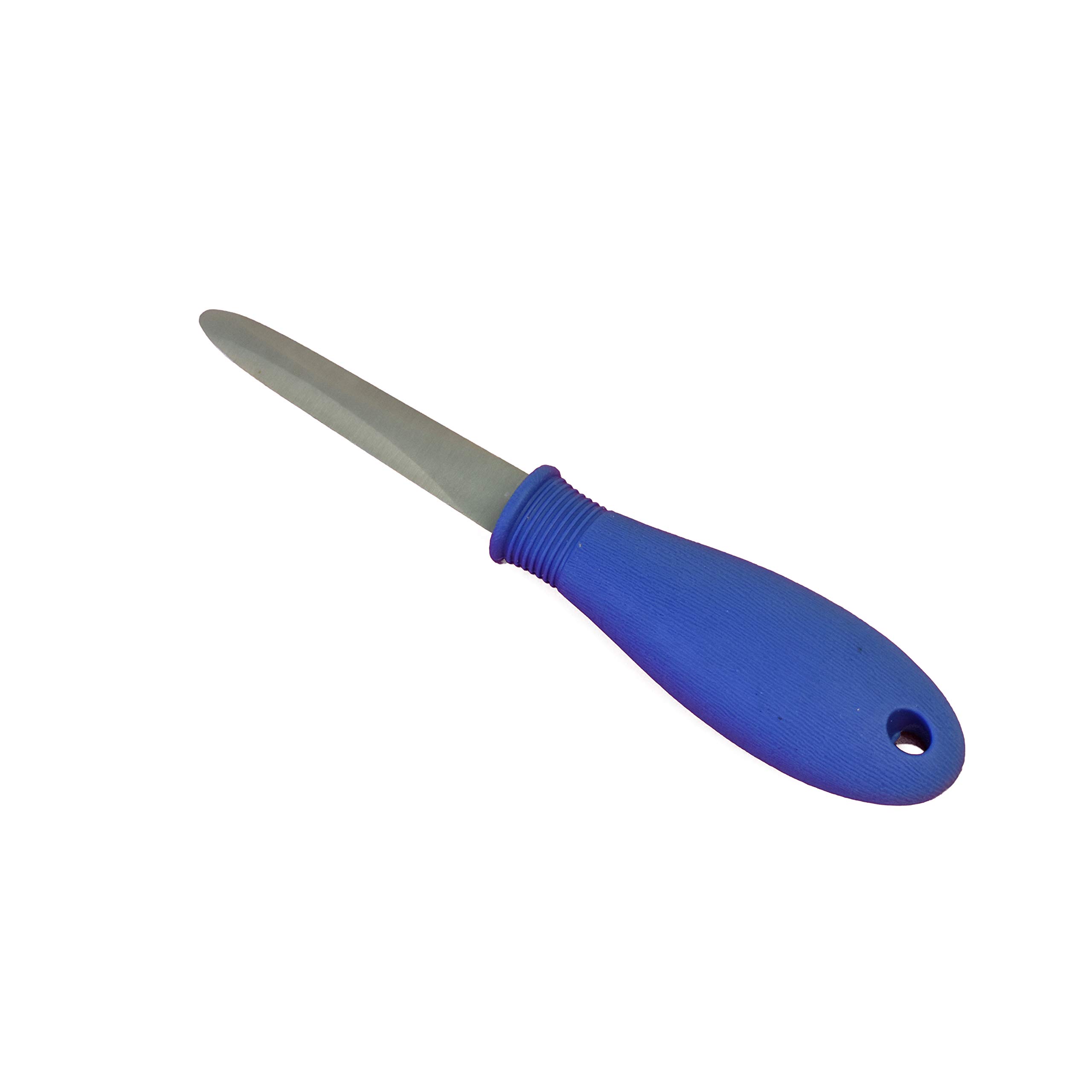 **EZ-Clam Shucker & Clam Knife – Stainless Steel Clam Opener Tool for Oysters & Shellfish – Made from Recycled Ocean-Bound Plastic – Perfect for Seafood Lovers, Home Chefs & Beachside Clam Digging**