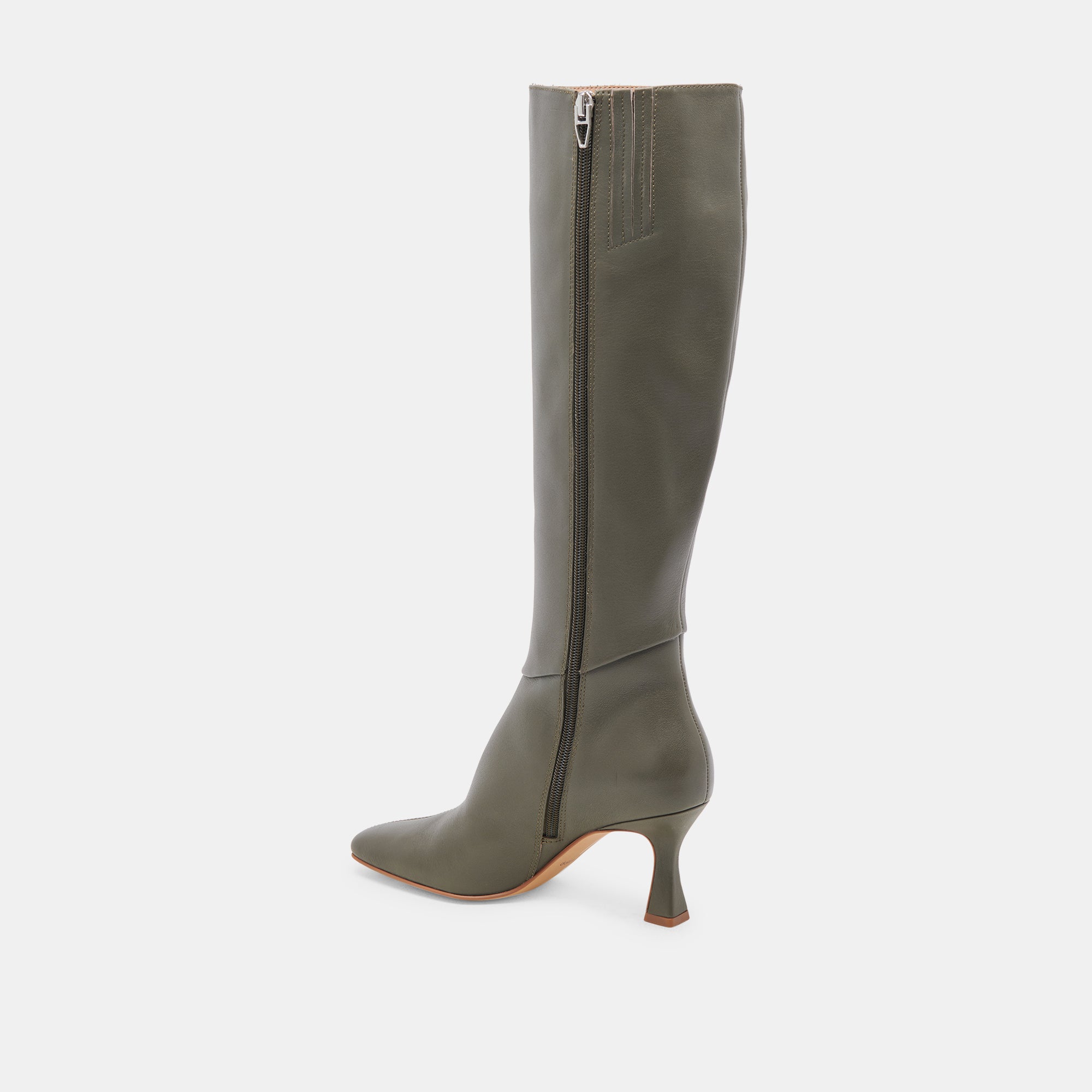 GYRA BOOTS Dark Olive Leather - Waterproof & Comfortable Women's Boots for Hiking, Outdoor & Winter Wear