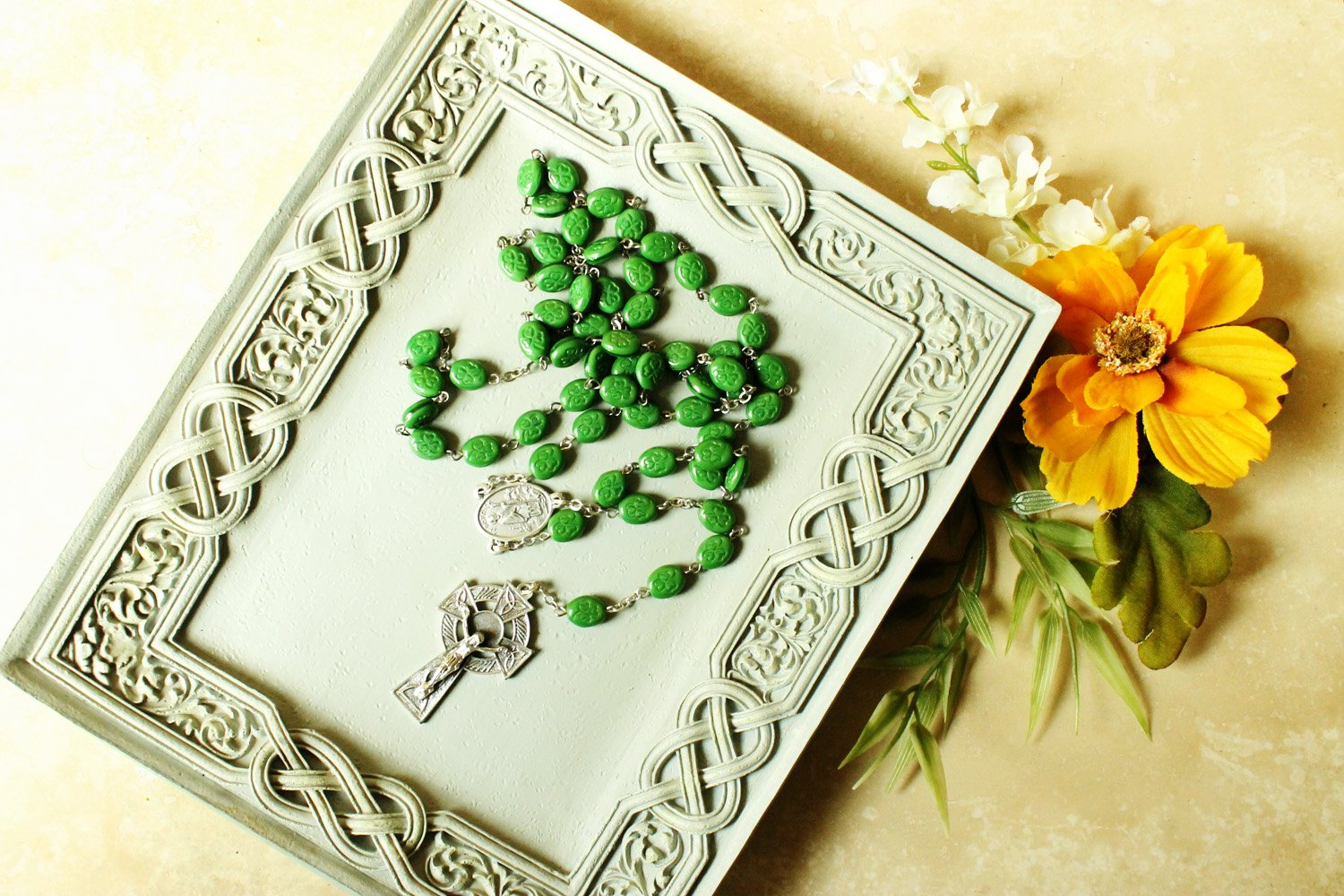Celtic Knot Trinket Tray - Jewelry & Key Holder for Home Decor