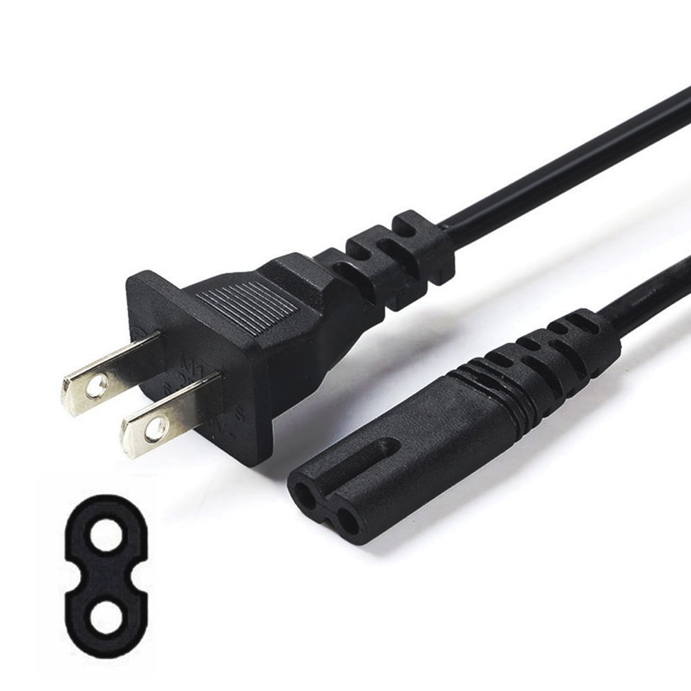Universal AC Power Adapter Cable for Sony Playstation PS2/PS3/PSP/PS4, LED LCD TV, Printer, DVD Player & Laptop Charger - Compatible with Multiple Devices for Home & Office Use - by Honglei