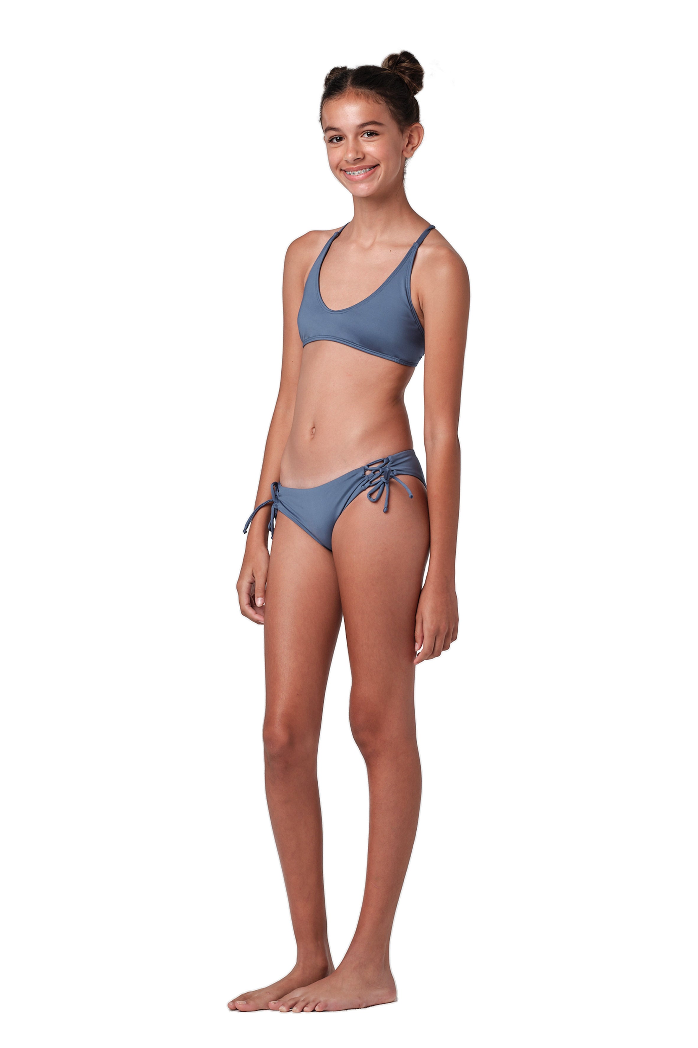Front Row Women's Blue Bikini Set - Sexy Swimwear Two Piece for Beach & Pool Vacation | Perfect for Summer, Swimming, and Tropical Getaways