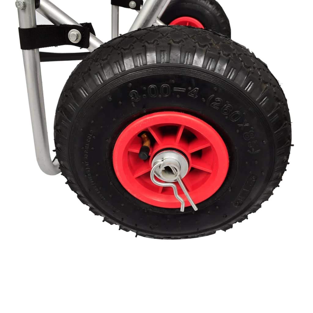 Festnight 2-Pack Aluminum Kayak Cart with Wheels - Portable Watercraft Carrier for Easy Transport to Lakes, Rivers & Beaches